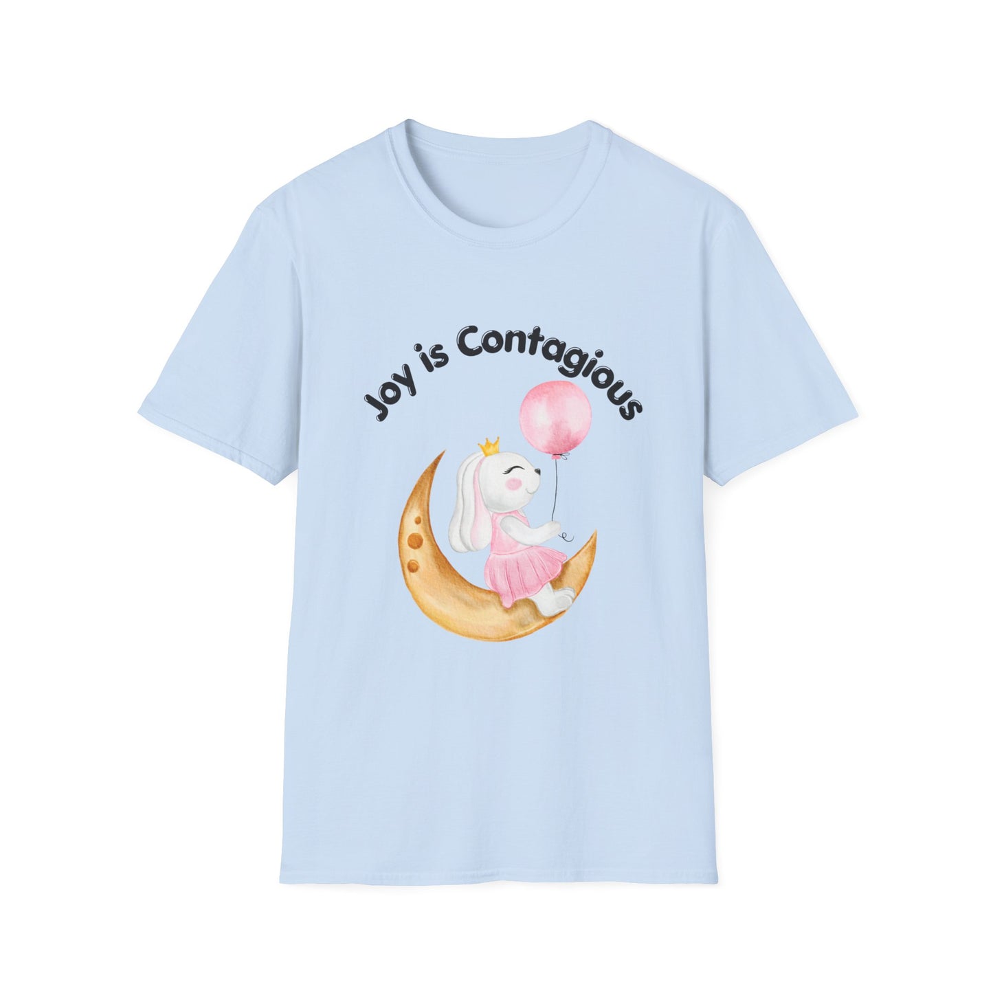 Joyful Bunny Unisex T-Shirt