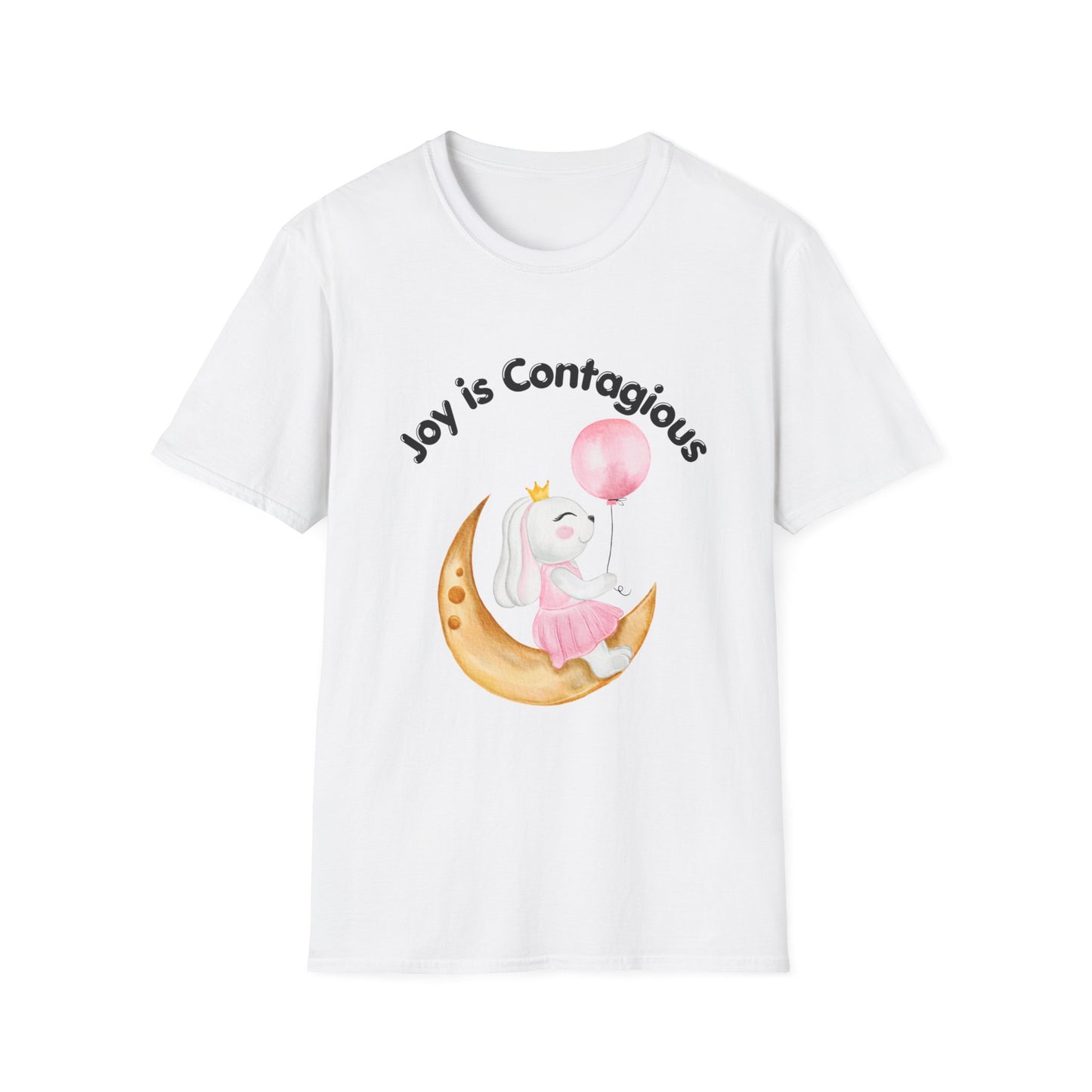 Joyful Bunny Unisex T-Shirt