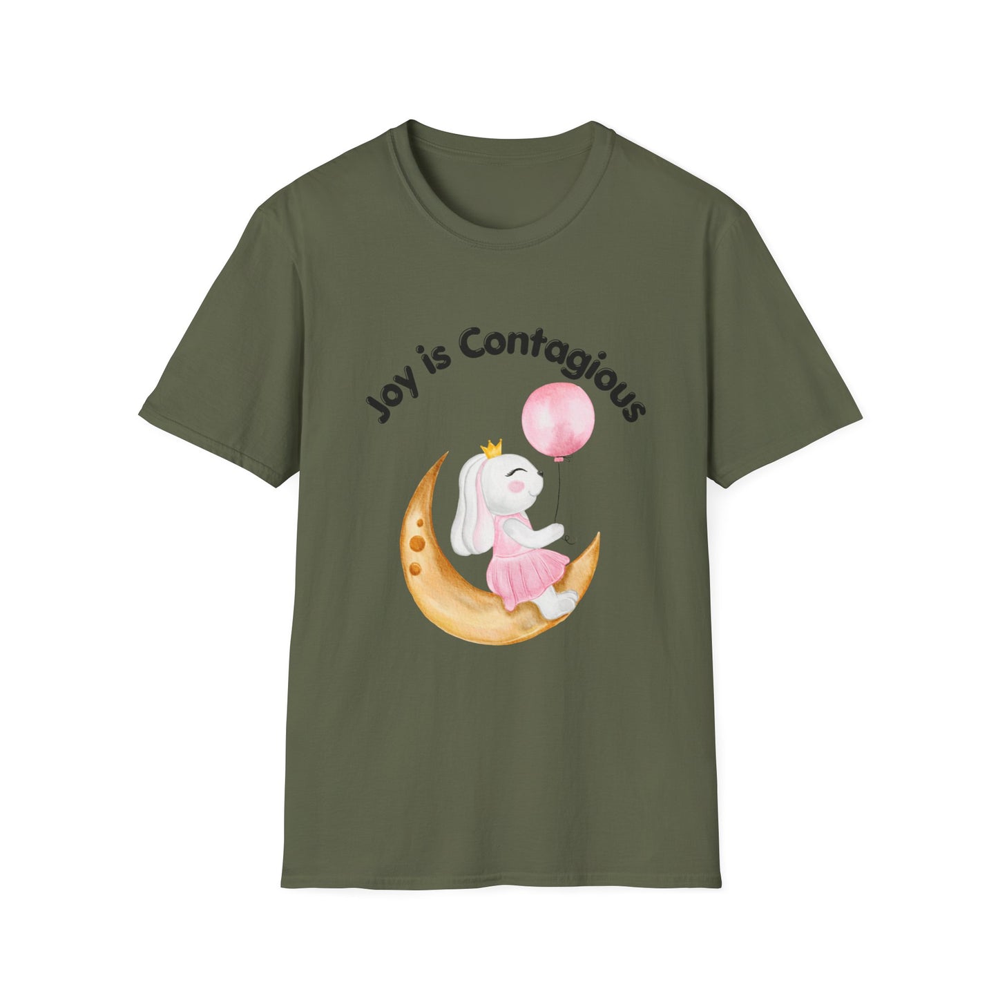 Joyful Bunny Unisex T-Shirt